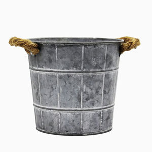 Seau de Noël écologique thème royal, blanc et rouge, lot de 2, pour sublimation vierge, maison et extérieur - Product Image 2