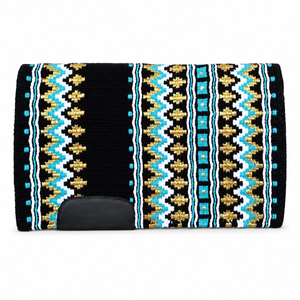 Couverture de selle Navajo occidentale personnalisée, tissée à la main en laine, tapis de cheval, équipement d'équitation, matériel de ranch, vente en gros, fabricant, exportateur - Product Image 1
