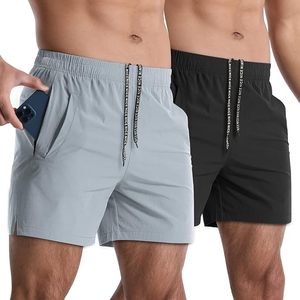 Pantalones Cortos Deportivos Transpirables para Hombre, para Correr, Gimnasio, Fitness, con Logotipo Personalizado, 5 Pulgadas, Casuales - Product Image 1