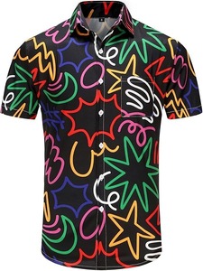 Camiseta Hawaiana para Hombre, Nueva Moda, Tela Resistente, Ligera, Superventas, Precio Económico, Camisas para Hombre de Alta Calidad - Product Image 5