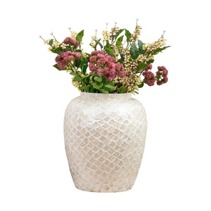 Luxury Handmade Mother of Pearl Inlay Flower Vase for <b>Home</b> Decor Wholesale Vietnam - Product Image 2