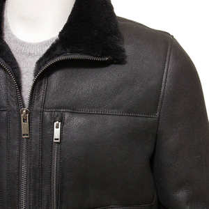 Veste en cuir pour homme, style streetwear, chaude pour l'hiver, 100% respirante, avec un design tendance, veste d'hiver - Product Image 5