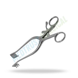 Rétracteurs Weitlaner 16 cm pour neurochirurgie, rétracteur auto-fixant pour exposition tissulaire en chirurgie de la colonne vertébrale - Product Image 4