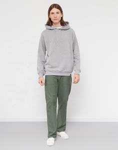 Custom logo Long Sleeve Pullover <b>Man</b> Hooded & Sweatshirt Grey - Product Image 4