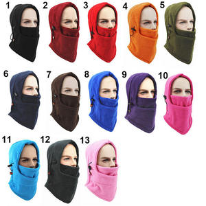 Chapeau coupe-vent d'hiver, cagoule unisexe épaisse, masque de ski avec couvre-visage en polaire épaisse et chaude - Product Image 6
