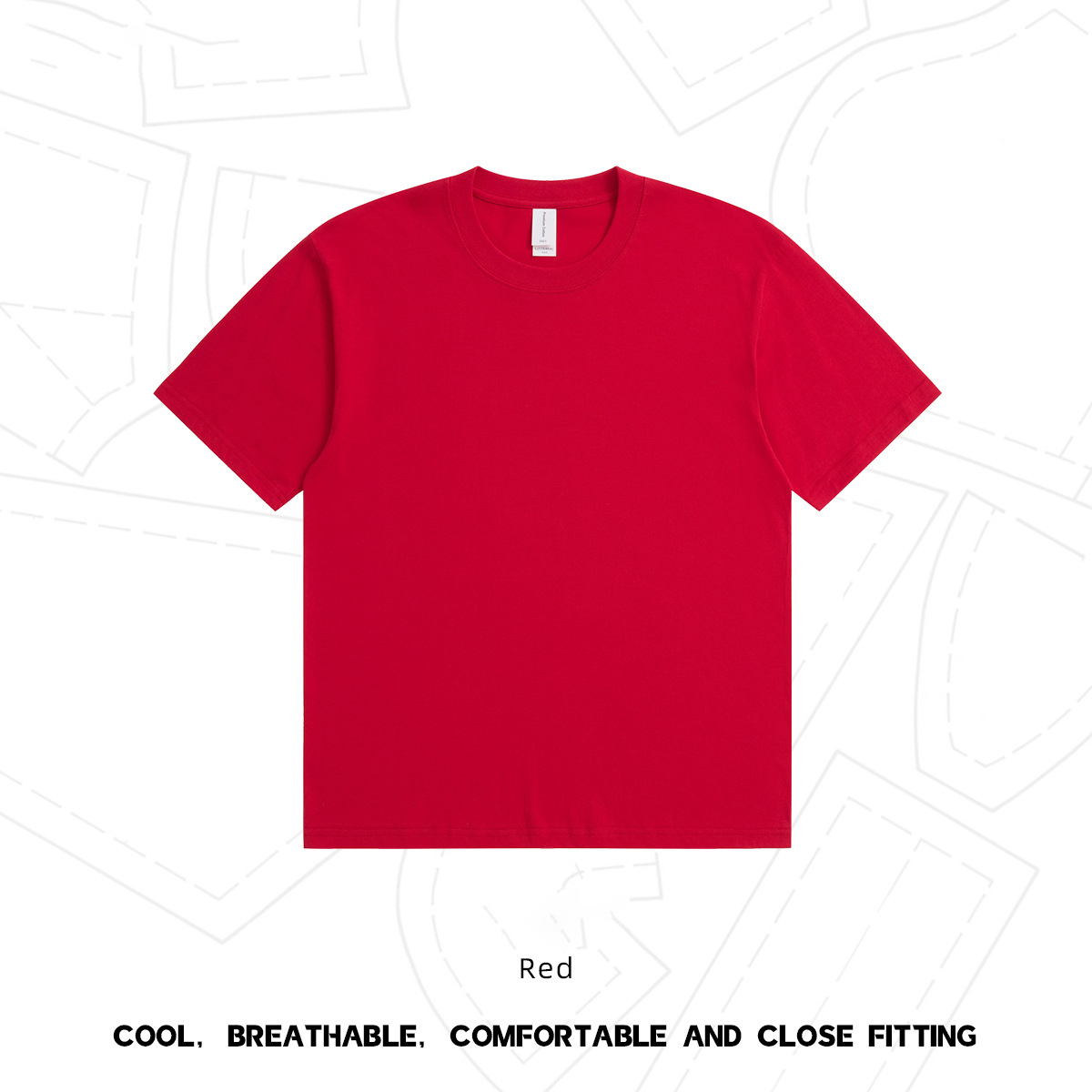 Bright red