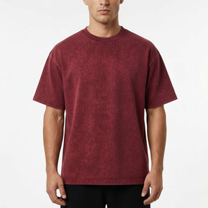 Camiseta Premium para Hombre, 100% Algodón, Lavado Ácido, Manga Corta, Cuello Redondo, Corte Ajustado, Estampado Personalizado, Ropa Casual - Product Image 6