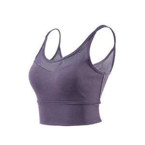 Professional Best Quality Nylon Athletic Workout Bra Unisex Sexy Gym Fitness Yoga Biker Look Plus Size Lightweight Breathable - Product Image 1