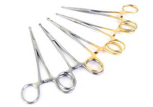 Pinzas de vasectomía con anillo de 14 cm, pinzas quirúrgicas con mecanismo de bloqueo de trinquete, mango de acero inoxidable, agarre manual reutilizable, aplicación ORL, clase quirúrgica - Product Image 5