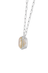 Colgante de Cuarzo Rutilado y Circonita Cúbica en Plata de Ley 92.5 KLSP-50627 - Product Image 3