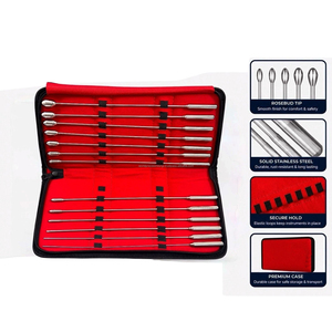 Rosebud Tip Dilator Set 13Pcs Stainless Steel Surgical Instruments Case for Gynecology Urology Use Manual Hospital ISO13485 - Product Image 2