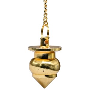 Pot en or poli en gros avec pendule Feng Shui pour la guérison énergétique, la divination et l'art écologique - Product Image 5