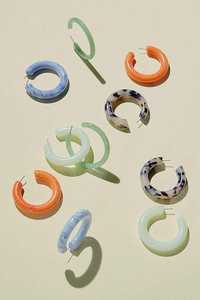 Pendientes de Acrílico Personalizados 2026, Pendientes de Aro Colgantes de Acrílico para Mujer, AL MALIK CRAFT - Product Image 4