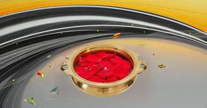 12 pouces en laiton doré Urli Art déco écologique sculpté à la main pour la maison bureau jardin traditionnel Floral bougie décoration spectacle - Product Image 3