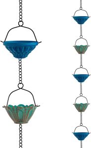 Cadena de Lluvia Decorativa de Hierro para Drenaje de Techos Exteriores y Accesorios Elegantes para Balcones, Fabricada por OEM - Product Image 3