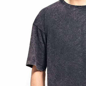 Custom Heavyweight 100% Cotton Oversized <b>T</b>-<b>Shirt</b> Vintage Acid Wash Stone Wash Streetwear Men's <b>Pocket</b> Tee <b>Shirt</b> Wholesale - Product Image 4