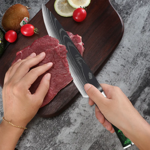 LEGACY BLADES Professional Damascus Chef <b>Knife</b> <b>Set</b> 10-Piece Resin Handle Handmade Razor <b>Sharp</b> Ambidextrous Sustainable <b>Knives</b> - Product Image 4