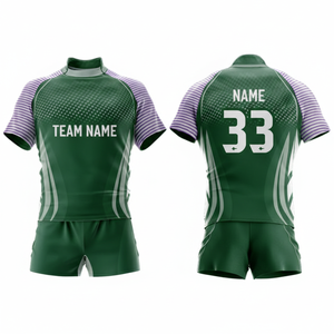 Conjunto de Uniforme de Rugby Sublimado Personalizado, Tejido de Malla Transpirable de Secado Rápido, Ropa Deportiva Unisex para Adultos con Logotipo Personalizado OEM - Product Image 1