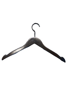 Precio de fábrica, perchas de madera de pino natural y canela, 36/40/45x1,2 cm, montaje en pared de un solo nivel para armario y baño - Product Image 5