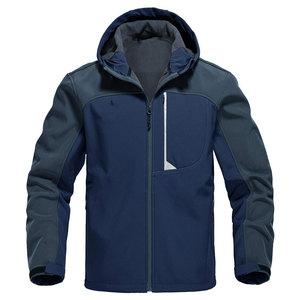 Veste Softshell Homme Hiver OEM ODM Style Urbain en Toile, Fabriquée au Pakistan, Col Montant, Réversible, Imperméable, à Capuche, Logo Frontal - Product Image 1