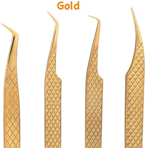 Pinzas para Pestañas de Acero Inoxidable con Punta de Fibra, Dentadas, con Opción de Logotipo Personalizado - Venta al por Mayor - Product Image 5