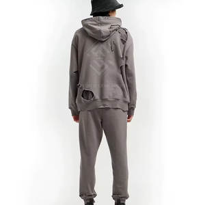 Nuevo Diseño, Sudaderas con Capucha de Algodón para Hombre, Estilo Desgastado, Corte Holgado, Tejido de Felpa, Transpirable y Ecológico, Hecho en Pakistán - Product Image 6