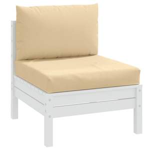 Cojín de tela beige melange 100% poliéster para almohadas y cojines de exterior - Product Image 1