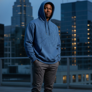 Sudadera con Capucha de Moda 2026, Sudadera de Alta Calidad en Felpa de Algodón con Estampado Puff, Sudadera Personalizada con Logotipo, Fabricante de Sudaderas Urbanas para Hombre - Product Image 5