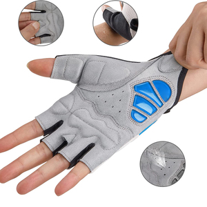 Guantes de Ciclismo de Medio Dedo, Guantes de Bicicleta Antideslizantes, Transpirables y Absorbentes de Impactos, Guantes Deportivos de Medio Dedo para Ciclismo - Product Image 5