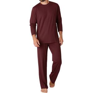 Pijamas de Algodón para Hombre, Directo de Fábrica, Conjunto de Ropa de Dormir Transpirable de Punto, Ropa Cómoda para el Hogar, Proveedor OEM - Product Image 3