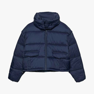 <b>Womens</b> Puffer <b>Jacket</b> Warm Winter <b>Quilted</b> Outerwear Pillow Collar <b>Lightweight</b> Fashion Casual Streetwear Pillow Collar <b>Jacket</b> ODM - Product Image 2