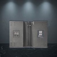 Haut-parleur Line Array externe à trois voies de performance professionnelle de grande envergure, série LS3 MRL, avec aimant néodyme, 8 Ohm 250W, enceinte en bois LF