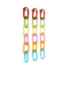 Eco-Friendly Handmade <b>Large</b> Link Vintage Style Colour Mixture Necklace Punk Hollow Big Chunky Long Resin Link Chain Wall Art - Product Image 4