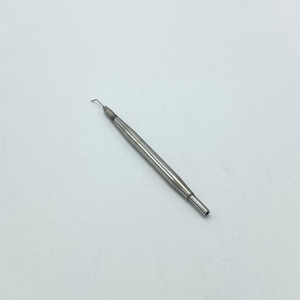 Herramienta de levantamiento de cejas de metal plateado KAAMIR INSTRUMENTS al por mayor, separador de pestañas de precisión con agarre acanalado, calidad profesional para salón - Product Image 4