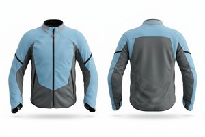 เสื้อแจ็คเก็ตมอเตอร์ไซค์กันลมกันน้ำพิมพ์ลายโลโก้ตามสั่ง พร้อมซิปเต็มตัว ป้องกันทั้งตัว - Product Image 6