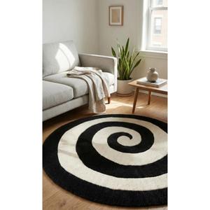 Alfombra Decorativa de Lana Suave Hecha a Mano para Sala de Estar y Dormitorio, Diseño Moderno, para Venta al Por Mayor - Product Image 1
