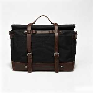 Sac de voyage en toile cirée et cuir véritable personnalisé pour homme, sac de sport imperméable pour l'extérieur, sac de week-end, bagage à main LCTB-0023 - Product Image 6