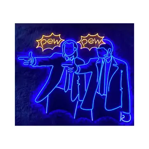 LIKE PULP FICTION Neon Sign Business Neon Sign LED Store Decoration Light Home Office Room Restaurant Store Bar Hotel Wall Decor