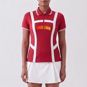 Camiseta de Mujer con Logotipo Personalizado OEM/ODM, 100% Algodón Ecológico, de Alta Calidad, Transpirable, de Secado Rápido y Antiarrugas, Tipo Polo - Product Image 1