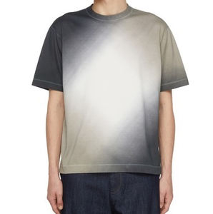 T-shirt personnalisé délavé à la pierre avec dégradés effet soleil, 100 % coton pour homme, coupe oversize, col rond, idéal pour l'extérieur - Product Image 1