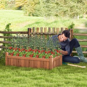 Fioriera Rettangolare 46 X 24 X 16 Pollici con Fori di Drenaggio, Vasi e Contenitori per Fiori per Giardino e Prato - Product Image 6
