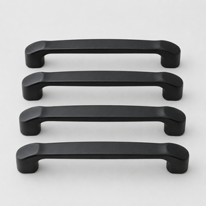 Fabricant de poignées de tirage en aluminium anodisé sur mesure OEM selon dessin pour équipements et quincaillerie de portes d'armoires - Product Image 1
