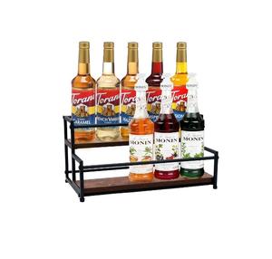 Estante para Botellas de Vino de Metal Dorado Moderno, Independiente, para 5 Botellas, Soporte para Botellas de Vino de Sobremesa, para Gabinete, Alacena, Almacenamiento de Botellas de Vino - Product Image 4