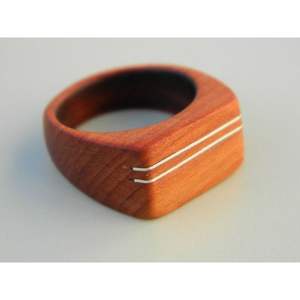 Anillo de Dedo Minimalista de Resina y Madera Hecho a Mano, Decoración Creativa y Novedosa para el Hogar - Product Image 4