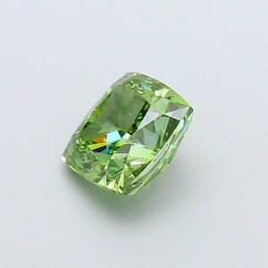 Diamant de laboratoire CVD vert vif fantaisie modifié taille coussin carré de 1,34 carat, clarté VS1, excellente taille, pierre précieuse de luxe pour bijoux - Product Image 4