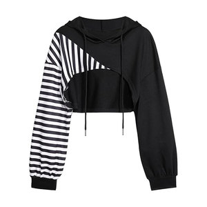 Servicios OEM, Último Diseño 2026, Sudaderas Cortas para Mujer, Transpirables, Anti-Pilling, Sudaderas Cortas Más Vendidas para Mujer - Product Image 3