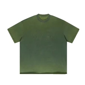 Men's Minimalist <b>Tshirt</b> 100% Cotton Oversized Drop Shoulder Vintage Wash Streetwear Custom logo Desgin Blank t Shirt for Men - Product Image 3