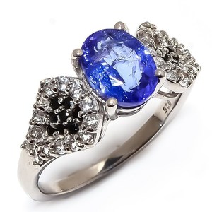 Bague en Tanzanite faite à la main, argent sterling 925, pierre de naissance de décembre, bijou élégant, cadeau pour femme - Product Image 2