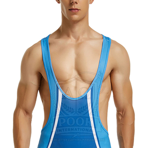 New Arrival Spandex Polyester <b>Men</b> <b>Wrestling</b> <b>Singlet</b> Quick Dry Stretch Light Weight Customized <b>Wrestling</b> Wear - Product Image 6