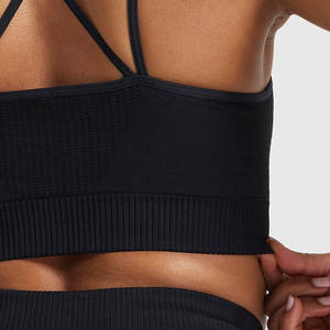 สปอร์ตบราผ้าสแปนเด็กซ์ไนลอนแบบซัพพอร์ตสูง ระบายอากาศได้ดี 100% และแห้งเร็ว ผลิตจากวัสดุสำหรับผู้หญิง - Product Image 4